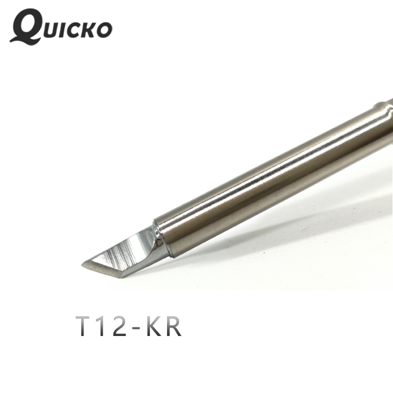 QUICKO T12-KR Shape K Series Electronic Soldering Tips 220v Iron Solder T