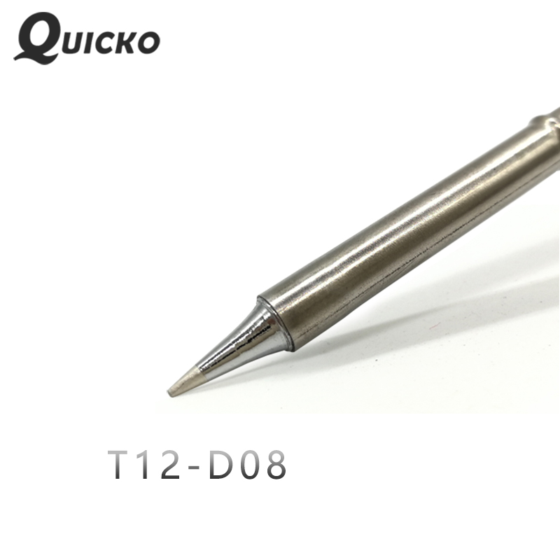 QUICKO T12-D08 Shape D series Welding iron tips 220V 70W for FX9501/951/9