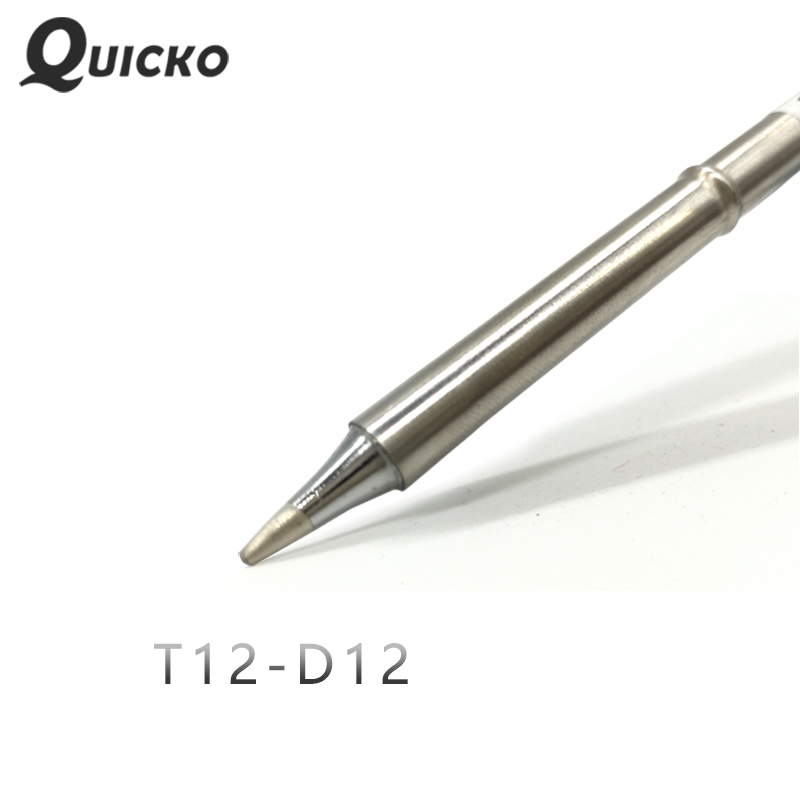 QUICKO T12-D12 Shape D series Welding iron tips 220V 70W for FX9501/951/9
