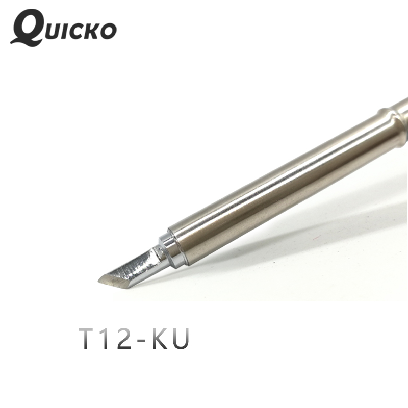 QUICK T12 Electronic Soldering Tips 220v T12-KU Series Iron Solder Tip We