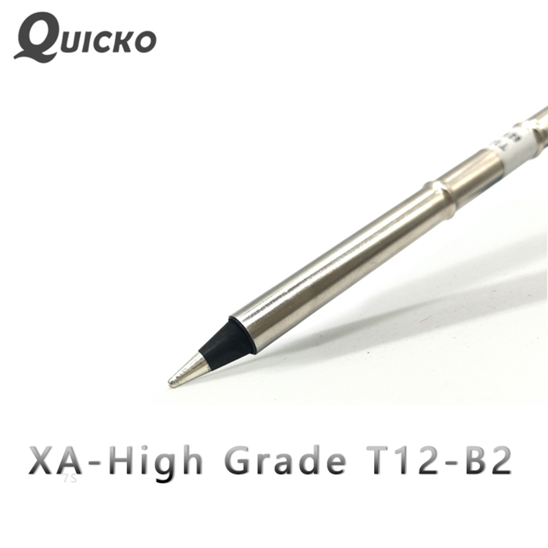 QUICKO T12-B2 XA high-grade T12 soldering Tip for T12 and FX9501 LED OLED